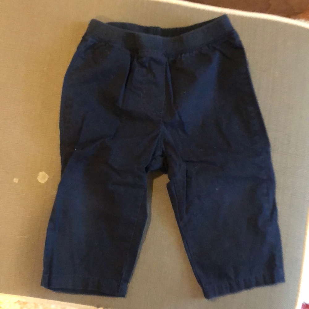 Navy blue baby dress pants